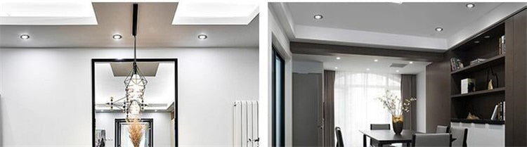 High Quality Black COB LED Downlight 10W/15W/25W AC240 220V 110V Aluminum downlight Indoor Ceiling Round Recessed Spot Lighting