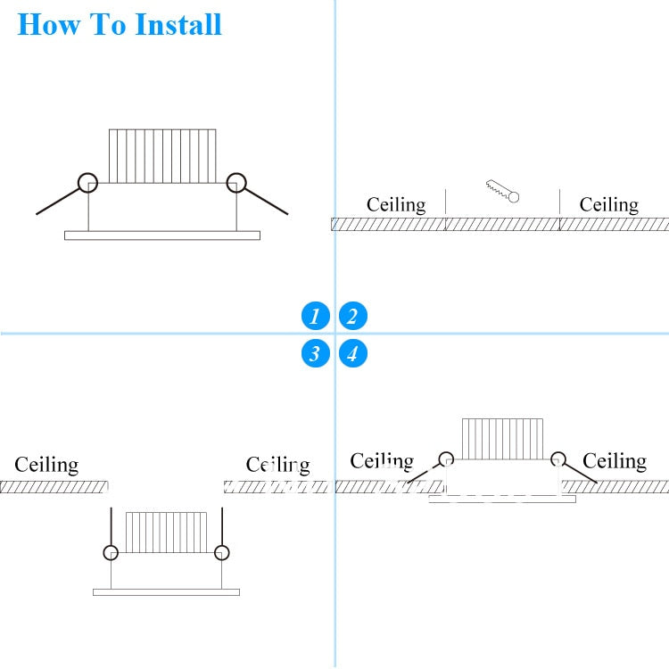 DC 12V dimmable LED downlight led verlichting led panel 1W spot light with driver black/silver/white color 5pcs/lot
