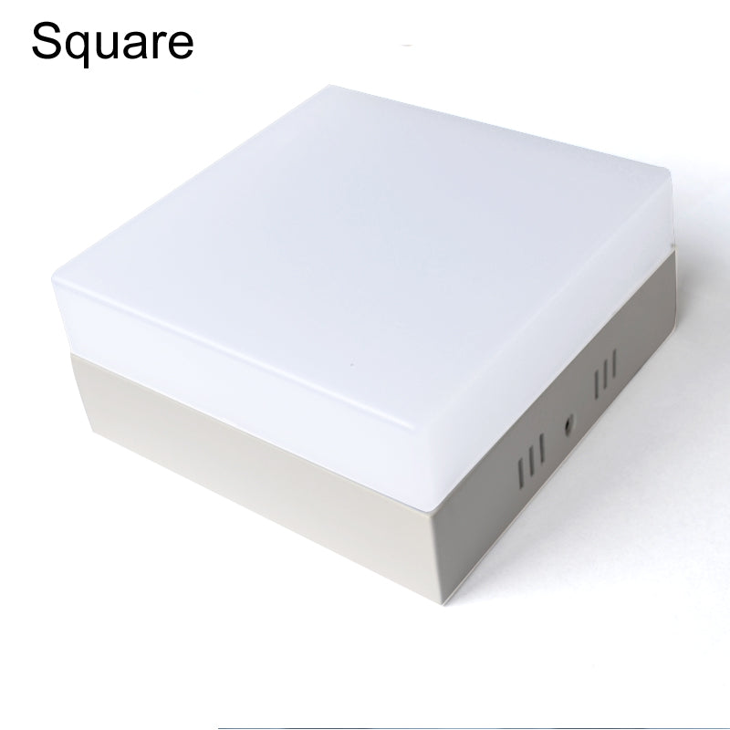 Led Panel Surface Mounted Downlight Led 6W-24W Led Modern Round Ceiling Panel Lights Square Panel Light Fixture + drivre