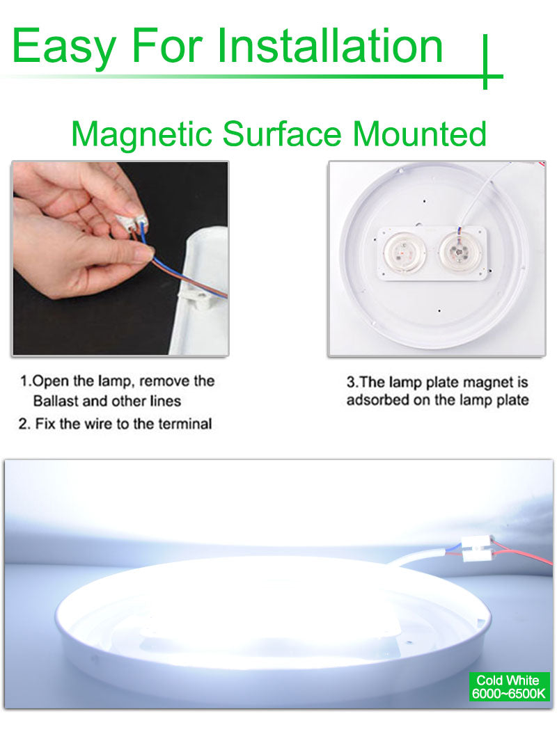 Ultra Bright Thin Mini Led Module 12W 18W 24W For Ceiling Lamp Downlight Replace Accessory Magnetic Source Light Board Bulb 220V