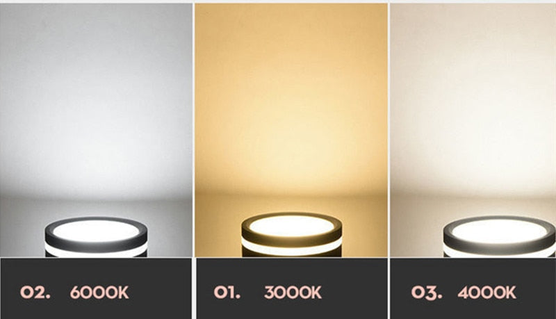 Round dimming ceiling downlight Led spotlight 7W 9W 12W 15W downlight household lighting AC85-265V