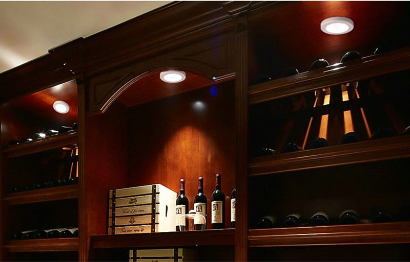 LED surface mounted downlight mini wall light panel spotlight ultra-thin ceiling household kitchen cabinet light night light