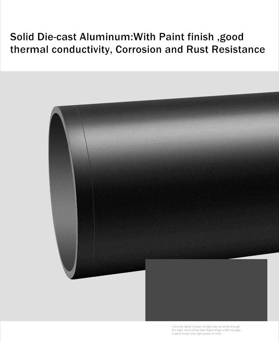 Dimmable Rotating LED Downlights 10W 15W 20W COB LED Ceiling Spot Lights AC110-220V LED Wall Lamp Warm Cold White Indoor Lighting