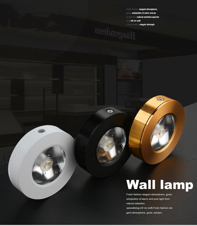 Mini Surface Mount Led Downlight w 5w 7w 10w 15w 220V lamp Ultrathin Cob Spot Led Light lighting Ceiling Home Cabinet Wardrobe