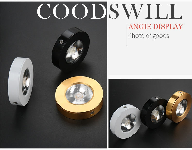 Mini Surface Mount Led Downlight w 5w 7w 10w 15w 220V lamp Ultrathin Cob Spot Led Light lighting Ceiling Home Cabinet Wardrobe