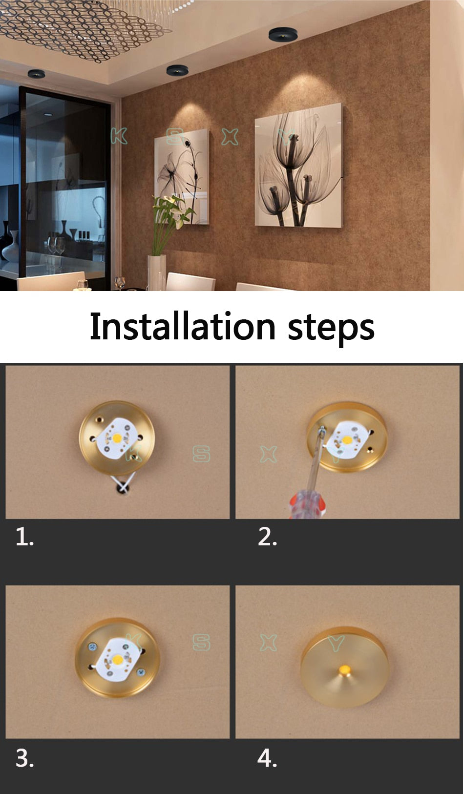 Surface Mounted LED Downlight 3W 5W 7W 220V Ceiling Lamps Ultra Thin Driverless LED Spot Lights Book Rack Lighting