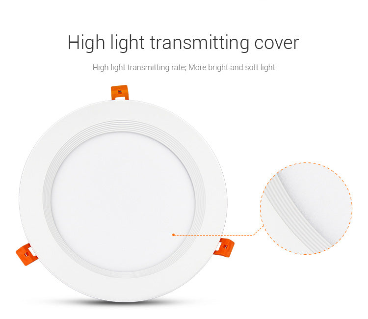 RGB+CCT recessed 25W indoor led ceiling Downlight dimmable AC100~240V hole size 200~210mm Compatible with 2.4G RF remote control
