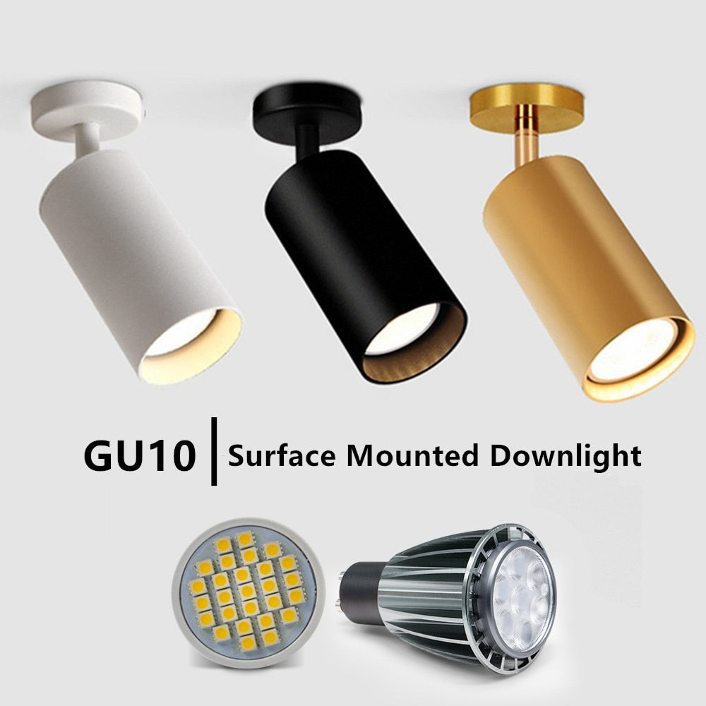 Led Surface Mounted Downlight GU10 Led Ceiling lamp Bulb Replaceable Spot Led Lighting 5W 7W For Living Room Bedroom Stores