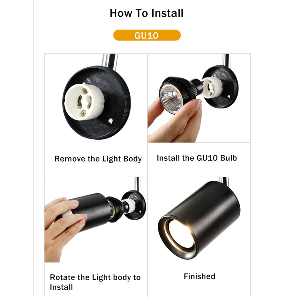 Led Surface Mounted Downlight GU10 Led Ceiling lamp Bulb Replaceable Spot Led Lighting 5W 7W For Living Room Bedroom Stores