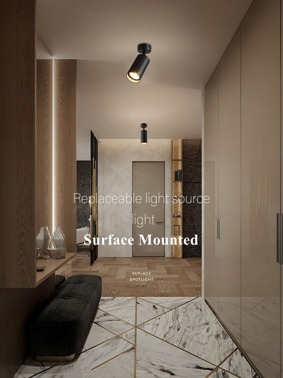 Led Surface Mounted Downlight GU10 Led Ceiling lamp Bulb Replaceable Spot Led Lighting 5W 7W For Living Room Bedroom Stores