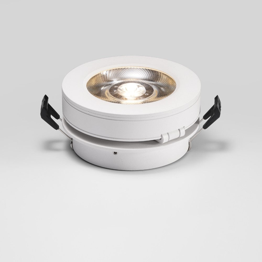 Ultra Thin Led Downlights 220v Led Ceiling Light 7W 10W 12W Recessed Down light Round Led Panel Light 3W 5W LED Spot lights