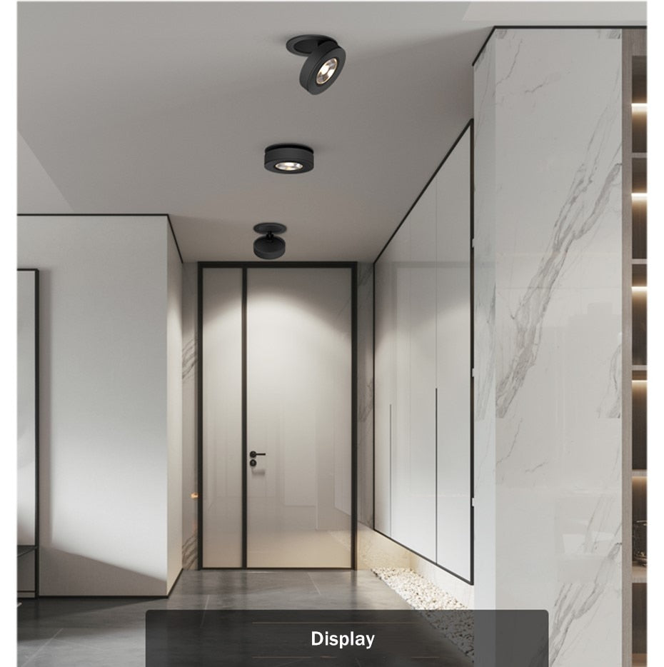 Ultra Thin Led Downlights 220v Led Ceiling Light 7W 10W 12W Recessed Down light Round Led Panel Light 3W 5W LED Spot lights