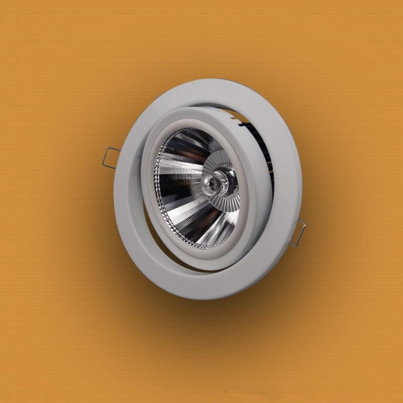 Hot Sale Round Gu10 G53 Spot Bulb Recessed Led Ceiling Light Fixture Downlight AR111 Fitting Mounting Ceiling Spot Lights Frame