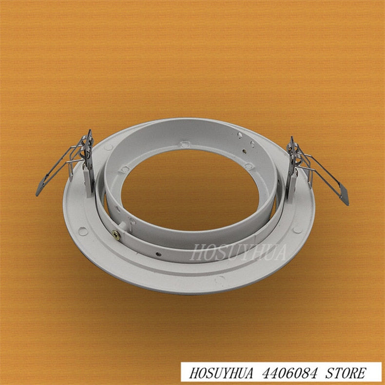 Hot Sale Round Gu10 G53 Spot Bulb Recessed Led Ceiling Light Fixture Downlight AR111 Fitting Mounting Ceiling Spot Lights Frame