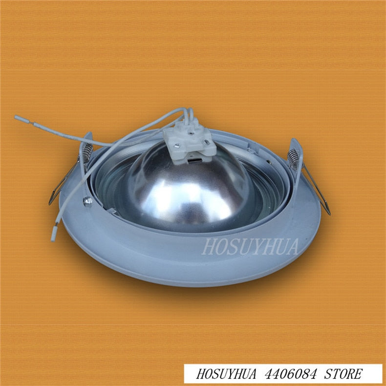Hot Sale Round Gu10 G53 Spot Bulb Recessed Led Ceiling Light Fixture Downlight AR111 Fitting Mounting Ceiling Spot Lights Frame