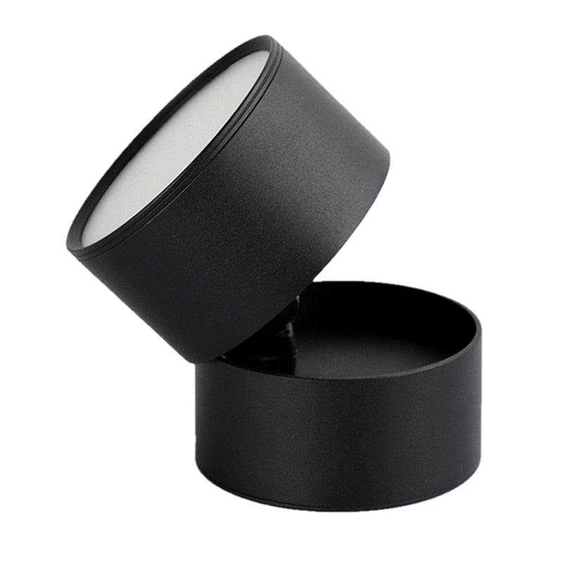 Dimmable Surface Mounted LED COB Downlight 7W/10W/15W/18WRotating LED Spot Light Ceiling Lamp with LED Driver AC110V/220V