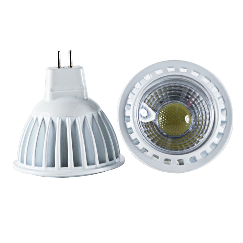 super MR16 led spotlight 2pcs 12v 24v 5W 9W cob bulb lighting MR16 low voltage ceiling lamp energy saving downlight