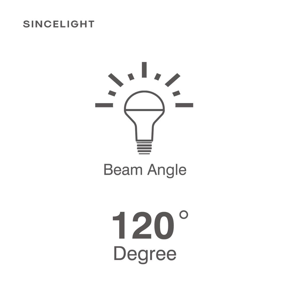 E27 LED Downlights Bulb with 8W,2700K,6000K(R63/Non-Dimmable/120° Beam Angle with Milky Diffuser/Spot light/Reflector) Pack of 5