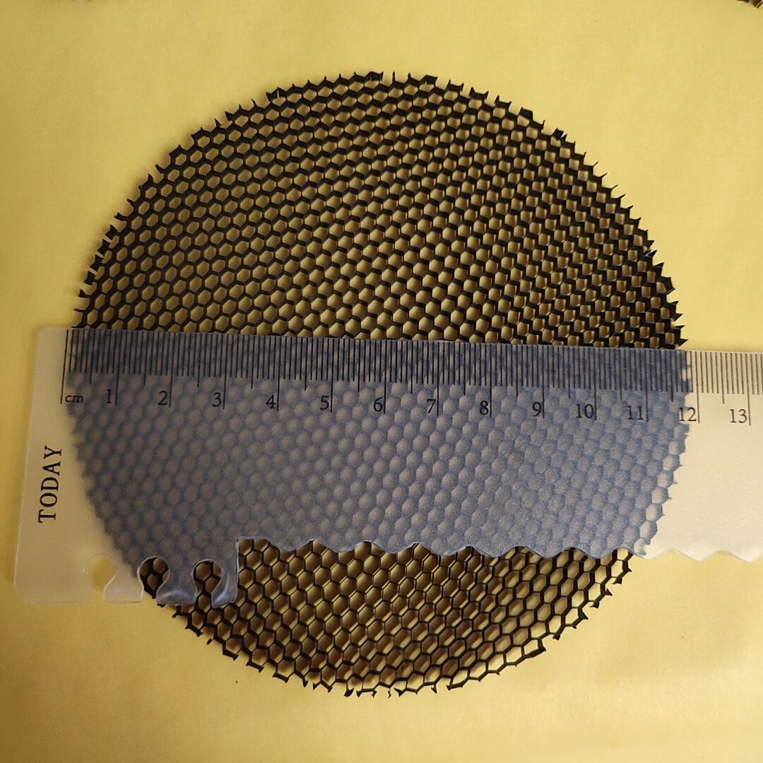 LED Soft light shade hood downlight spotlight round honeycomb mesh cover black anti-glare anti-dazzling light aluminum