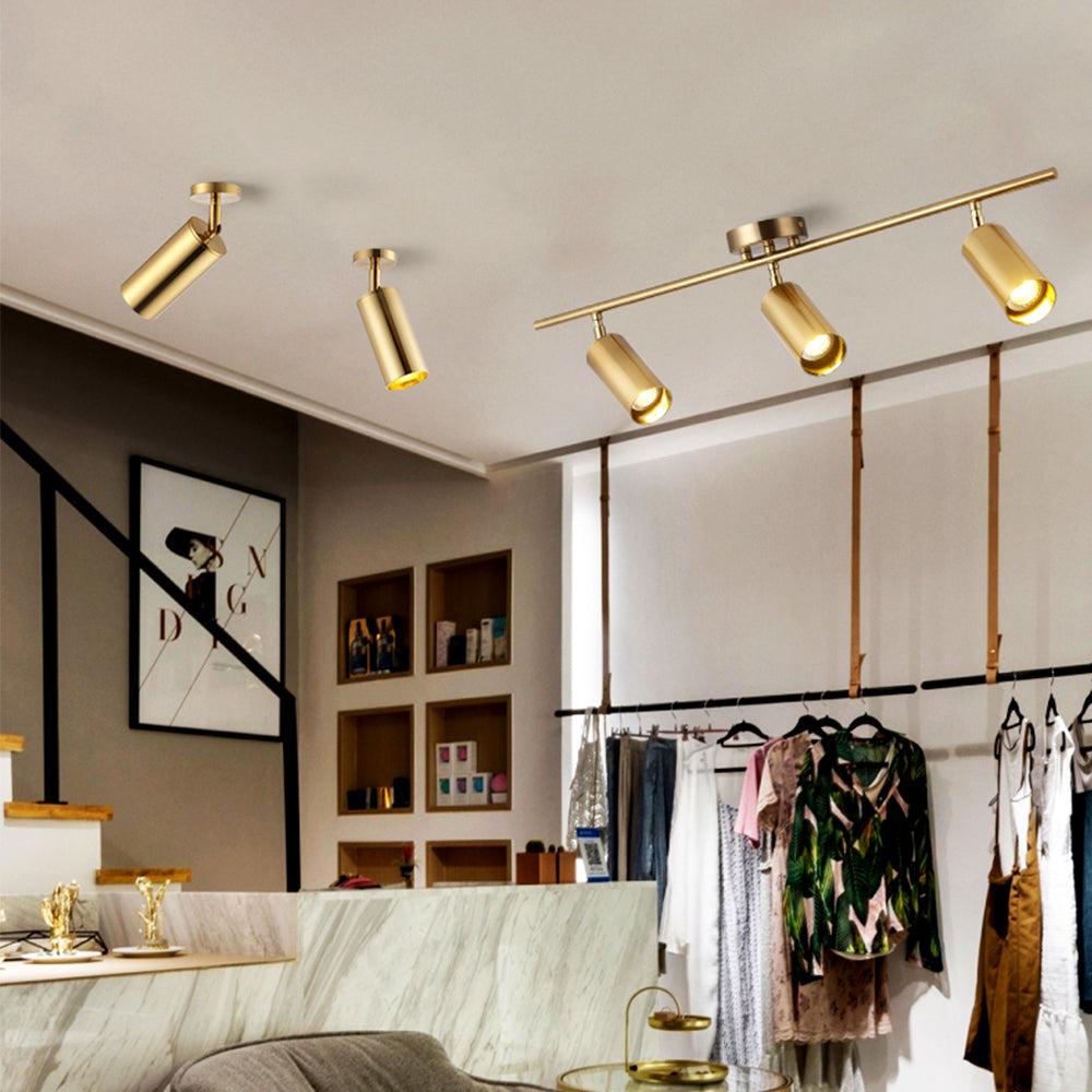 Cloakroom Ceiling Lamp Nordic Aluminum Clearly Installed Track Led Chandelier Background Wall Led Spotlight Downlight Light