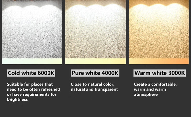 LED downlight Dimmable COB spotlight 7W 9W 12W 15W adjustable angle surface mounted light indoor lighting AC85-265V