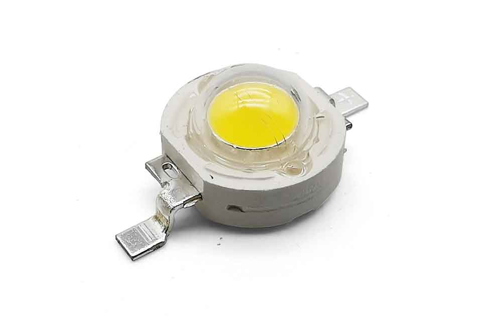 LED 1W 3W Wattage 100 Pieces LED Lighting Diode Headlight Power LED LED Flashlight For Downlight Projector LED Lamp Bulb DIY