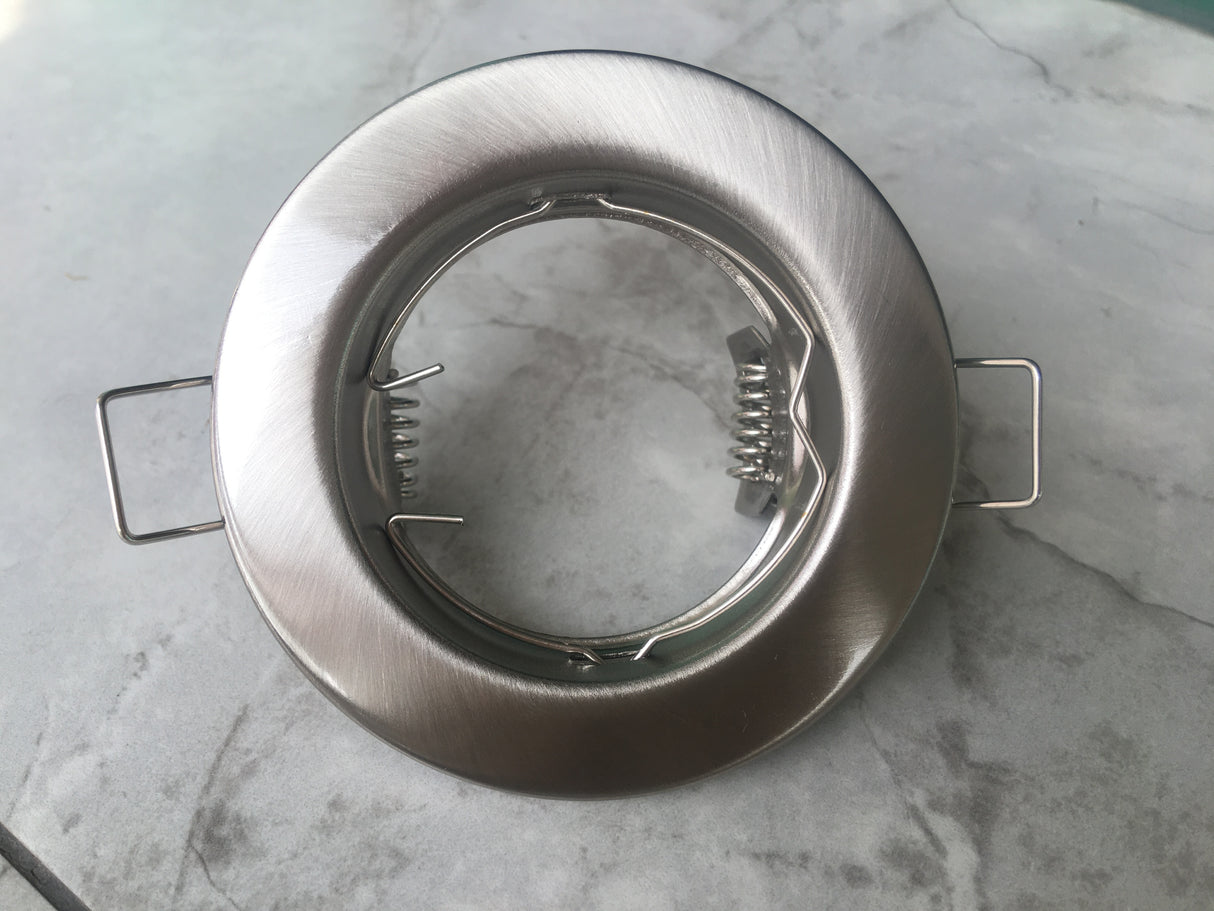 Recessed Ceiling Led Downlight Bulb Replaceable GU10 MR16 Sockets Kit Light Fitting Frame