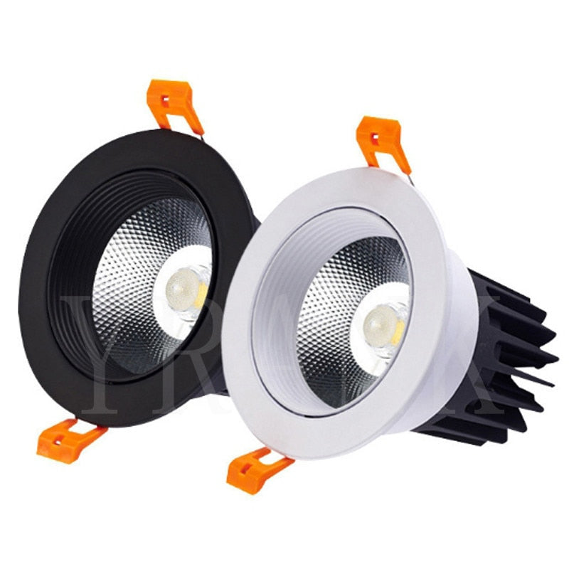 Triac/0-10V/Dali Dimmable Led Downlight COB Ceiling Spot Light 12w 85-265V Ceiling Recessed Lights Indoor Lighting