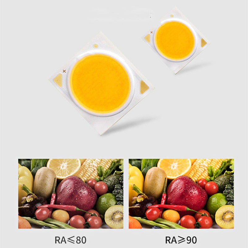 Rotation Foldable Dimmable Led Downlights 9w 12w 15w 90° Cob Recessed Led Ac 220V Ceiling Lamps Indoor Lighting Living Room