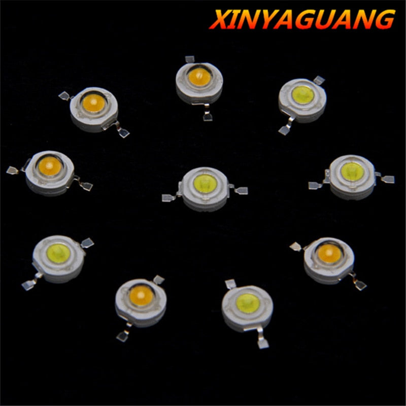 High quality copper bracket LED 1W 3W 3.0-3.6V 110-240LM LED Bulb Diode SMD For DIY LED Floodlight Spotlight Downlight