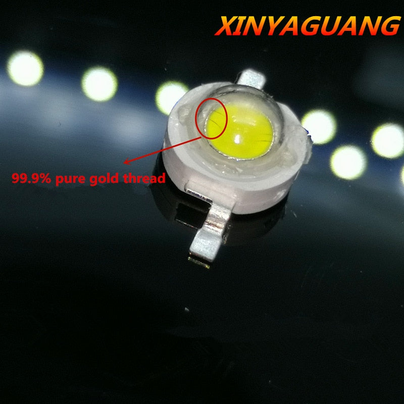 High quality copper bracket LED 1W 3W 3.0-3.6V 110-240LM LED Bulb Diode SMD For DIY LED Floodlight Spotlight Downlight