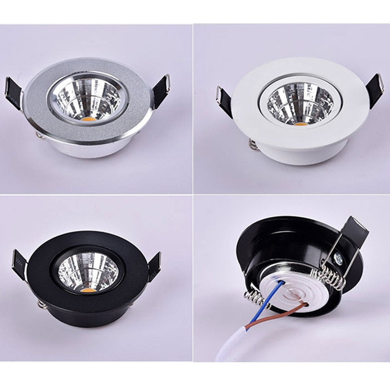 Dimmable LED Downlight COB Ceiling Spot Lighting 5W 7W Led Bulb Bedroom Kitchen Indoor ceiling recessed Lights AC110V 220V