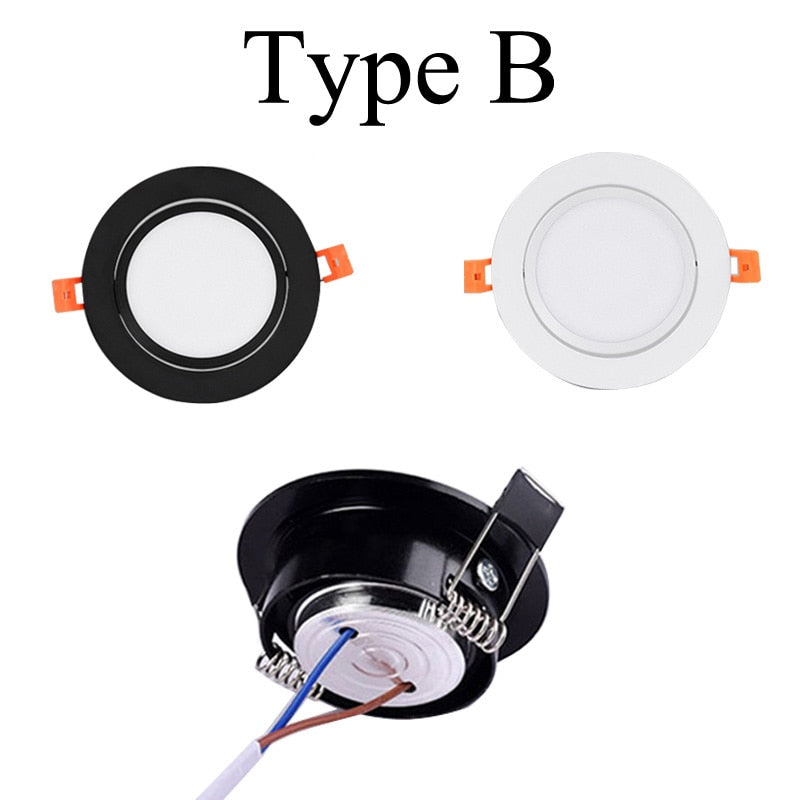 Dimmable LED Downlight COB Ceiling Spot Lighting 5W 7W Led Bulb Bedroom Kitchen Indoor ceiling recessed Lights AC110V 220V