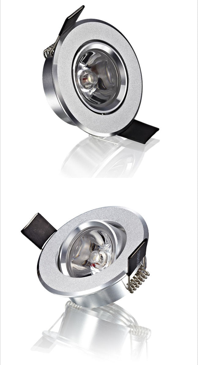 Mini Led Cabinet Lamps Mini led downlight AC85-265V 1PC 1W 3W led Spot light lamp include led driver For Kitchen Wardrobe