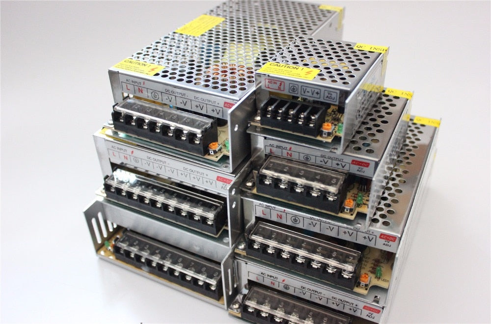 Switch Power Supply Adapter Transformer AC110V-240V to DC12V Adapter For LED Strips Light D100 DC12V 1.25A 2A 5A 10A 15A 20A 30A