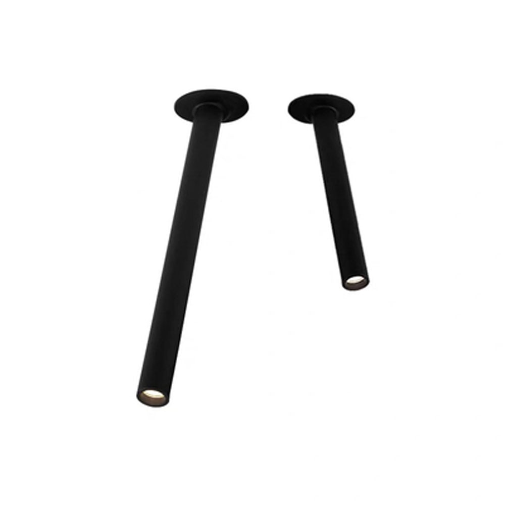 LED embedded rotatable spotlight Simple modern aisle long arm spotlight Clothing store ceiling downlight COB ceiling light