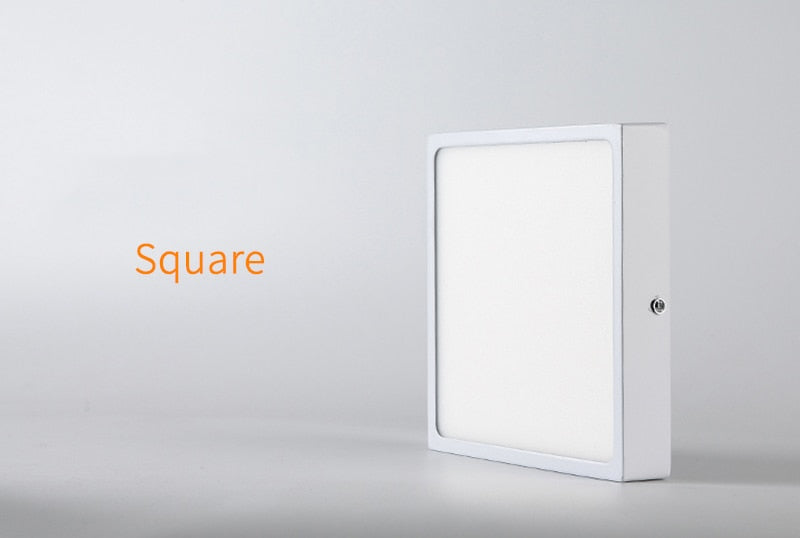 Surface Mounted LED Ceiling Lamp Ultra-thin Simple Round/Square Downlight 5W 8W 16W 30W Bathroom Corridor Panel Lights AC85-265V