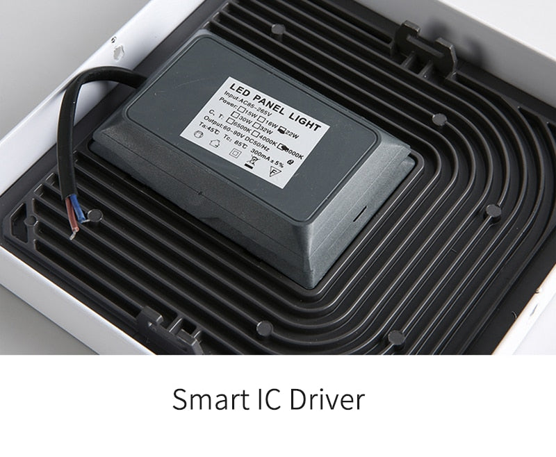 Surface Mounted LED Ceiling Lamp Ultra-thin Simple Round/Square Downlight 5W 8W 16W 30W Bathroom Corridor Panel Lights AC85-265V