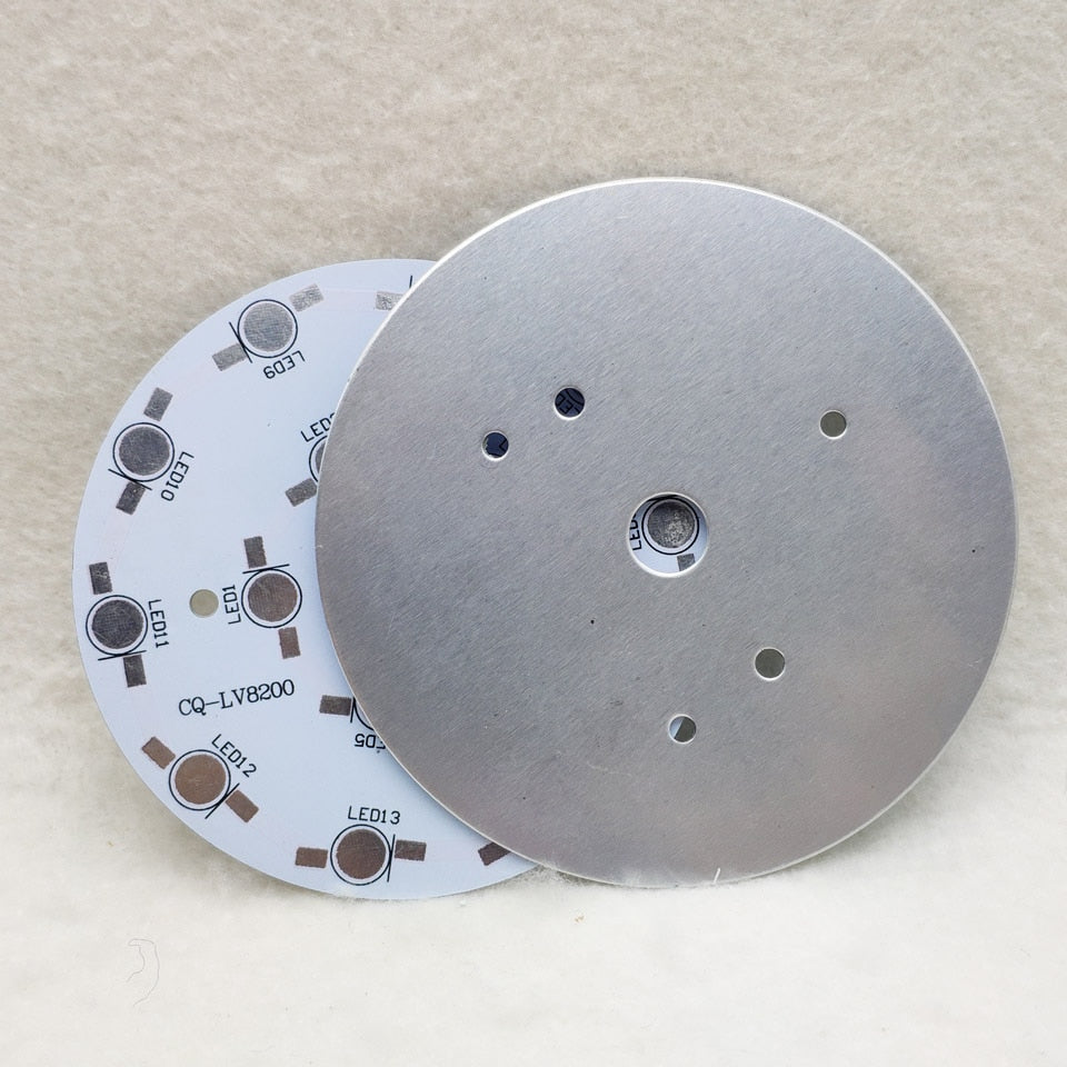 Dia28mm LED PCB Heatsink 1W 3W 5W High Power LEDs Install Aluminun Lamp Plate Panel for LED blub Spotlight Downlight DIY