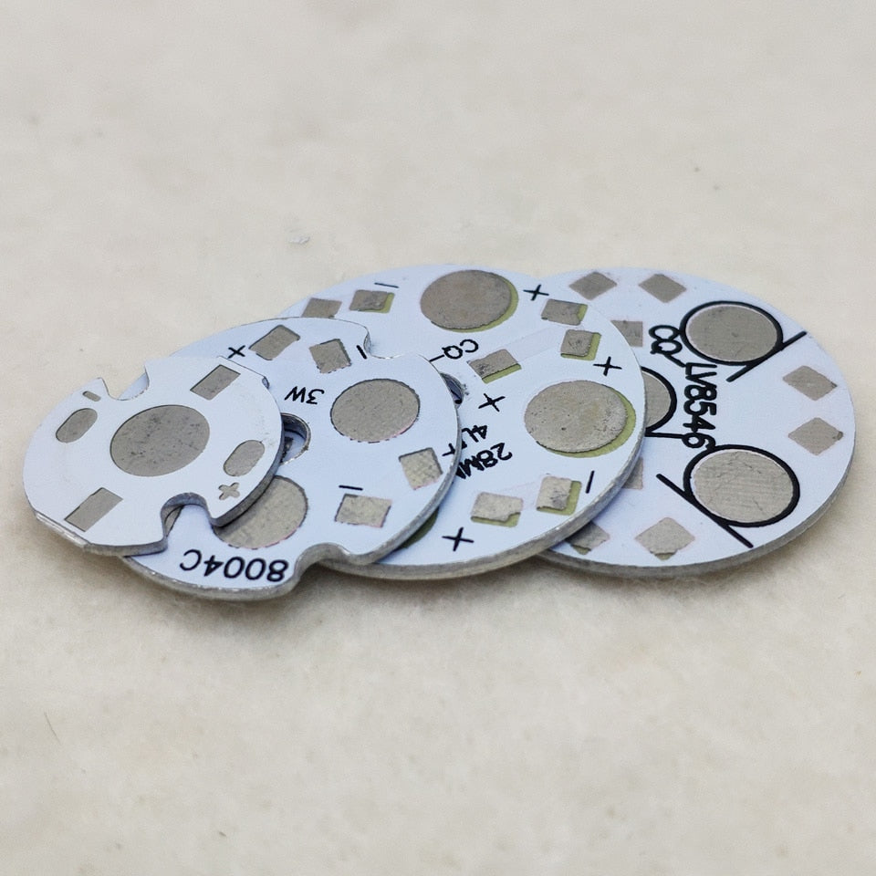 Dia28mm LED PCB Heatsink 1W 3W 5W High Power LEDs Install Aluminun Lamp Plate Panel for LED blub Spotlight Downlight DIY