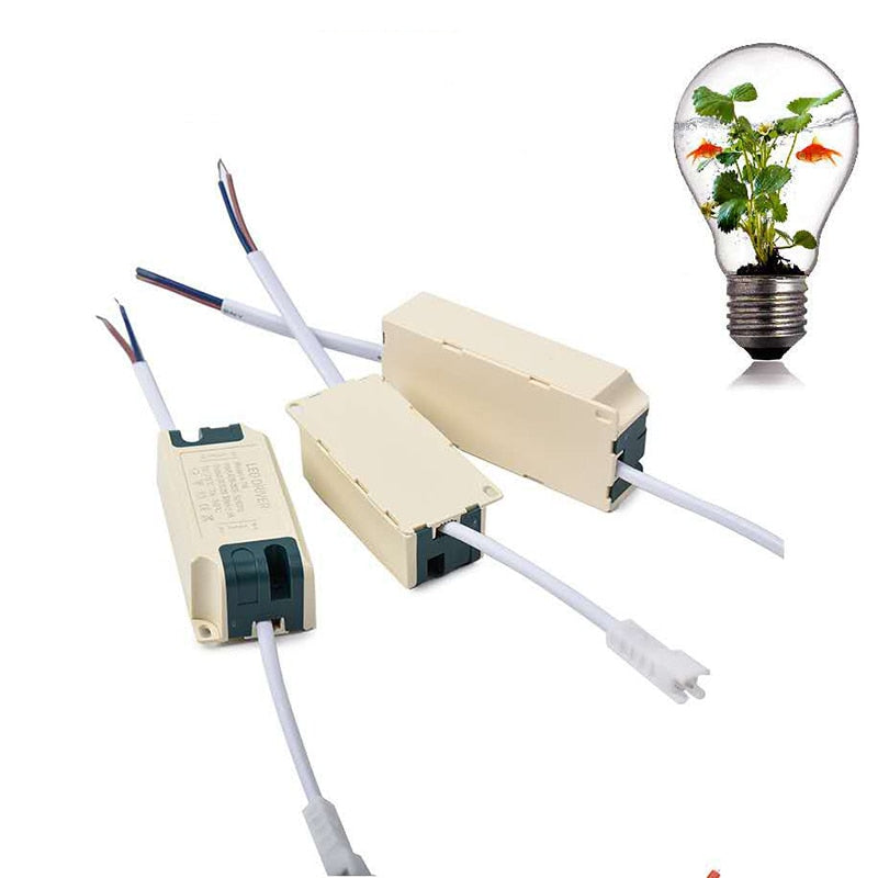 External LED Power Supply 3W/4-7W/8-24W Driver Adapter AC85-265V Lighting Transformer With IC Isolation For Downlight.etc.