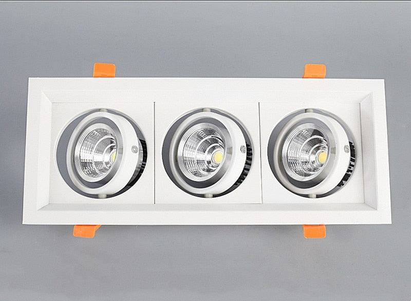 Recessed Dimmable COB LED Downlights 10W 20W 30W LED Ceiling Spot Lights 85-265V LED Ceiling Lamps Warm Cold White Indoor Lighting