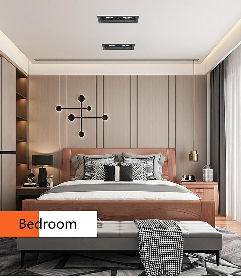 Recessed Dimmable COB LED Downlights 10W 20W 30W LED Ceiling Spot Lights 85-265V LED Ceiling Lamps Warm Cold White Indoor Lighting