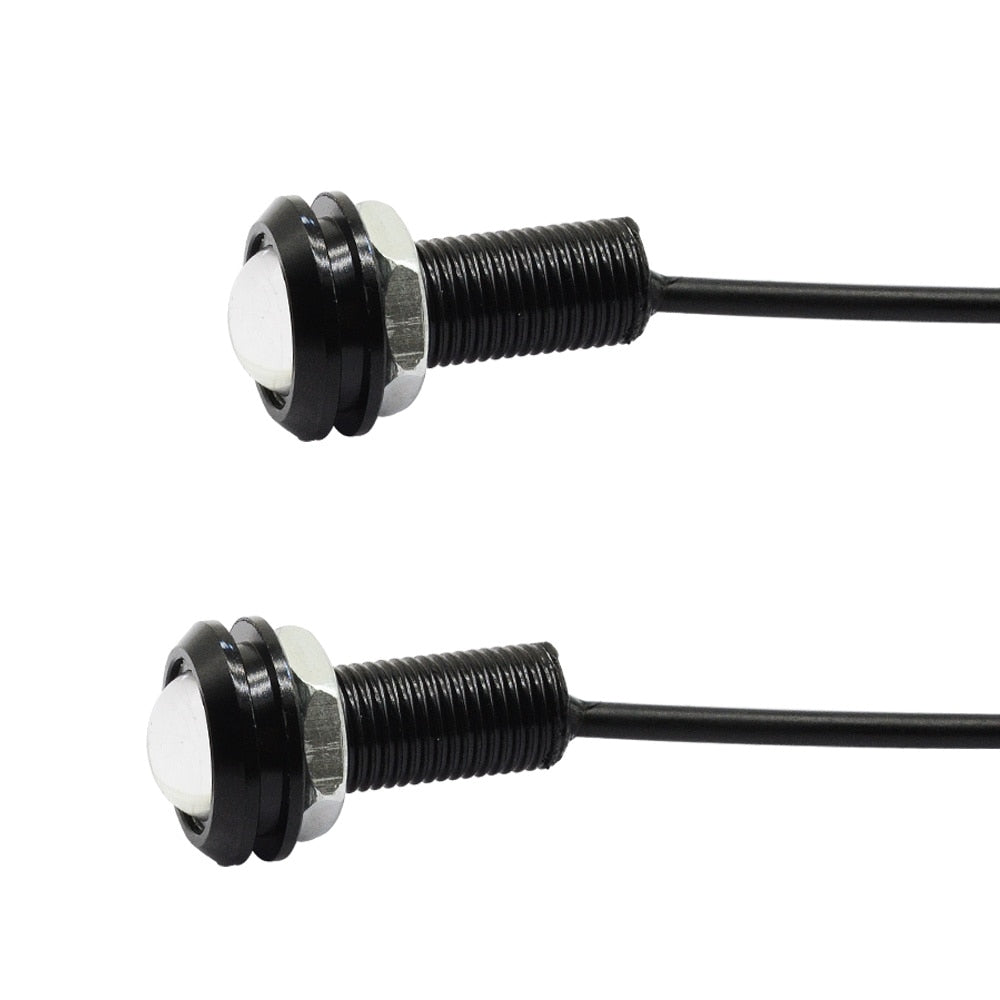 DC 12V Eagle Eye Led Daytime Running Lights Backup Auto Motor Parking Signal Lamp Waterproof Day Light Bulb White Red Blue