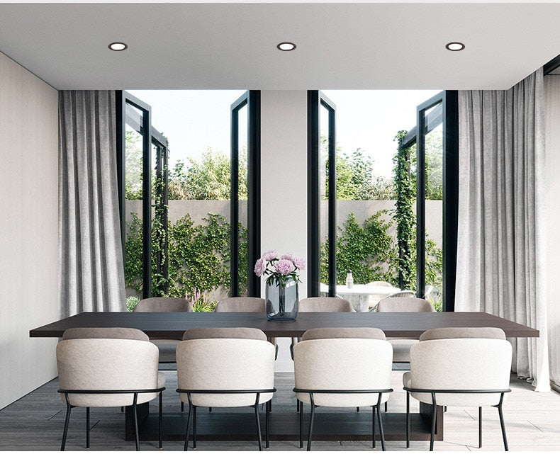 Dimmable hotel room LED downlight, household ultra-thin fog ceiling light, 3W 5W 7W 9W 12W 15W 18W