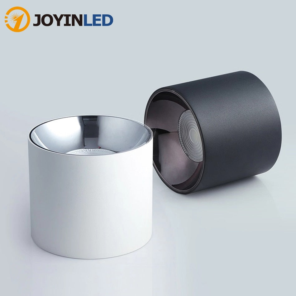 Anti-Glare LED Lightings Surface Mounted LED Downlight Cylinder COB Ceiling Lamps Spot Light 7W 12W 20W for Hotel Home Decor