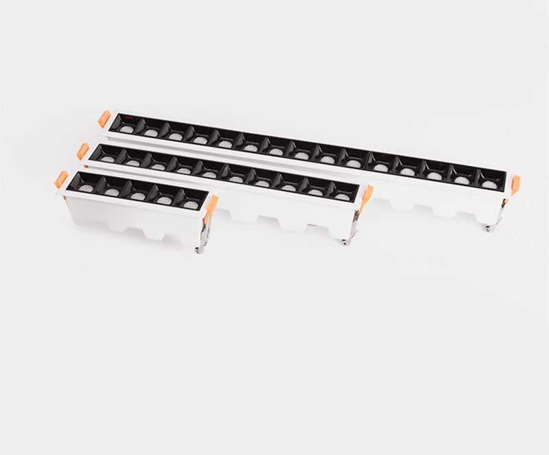 AC90V~260V 220V 110v Nordic Design Square Recessed Dimmable LED Downlights 20W 30W COB LED Ceiling Lamps Wall Spot Lights Indoor