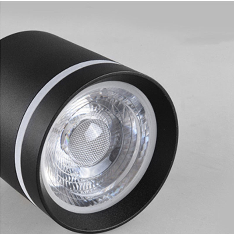 Dimmable Cylinder Led Downlight Surface 9W 12W 18W COB LED Ceiling Spot Lights AC220V LED Background Lamps Indoor Lighting Spot