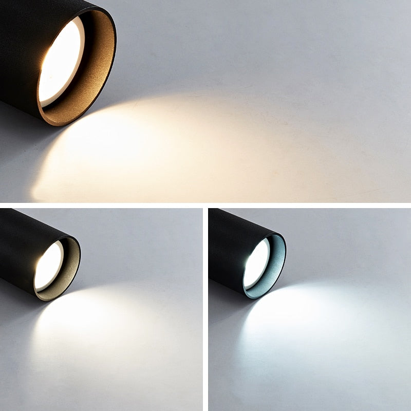 Surface Mounted Dimmable GU10 LED Downlights 7W/9W/12W 360° Rotation Foldable LED Ceiling Spot Lights AC85-265V Indoor Lighting