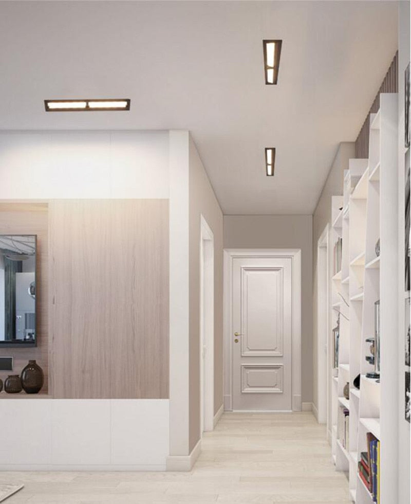 Dimmable LED Ceiling Spot Lights LED Downlights 10W 20W 30W COB Recessed Square AC85V~265V LED Strip Lights Indoor Lighting